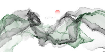 創(chuàng)意水墨山水畫