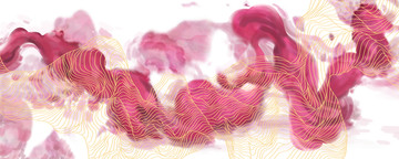 紫红色飘带抽象背景图