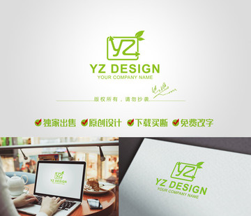 字母YZ LOGO ZY标志