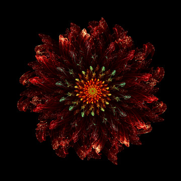 絢麗花紋