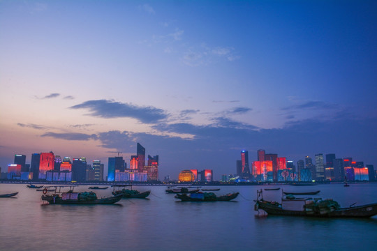 钱江新城夜景