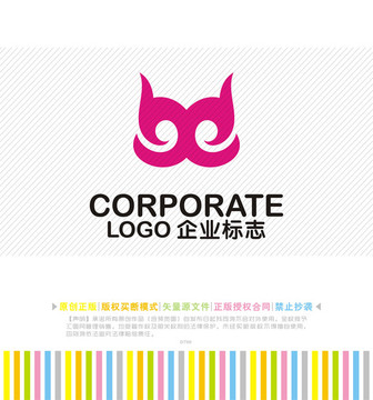 XY字母logo 貓logo