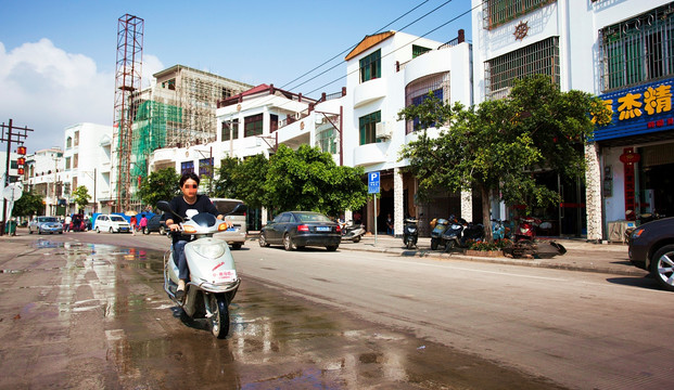 小镇街景