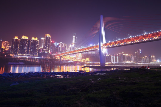 重庆夜景 渝中半岛夜景 洪崖洞