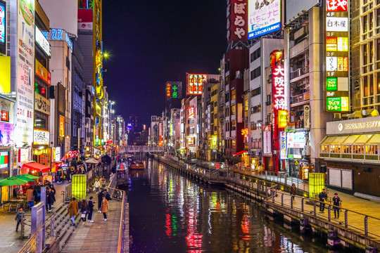 大阪心斋桥夜景