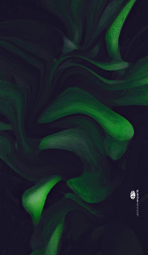 茶綠畫