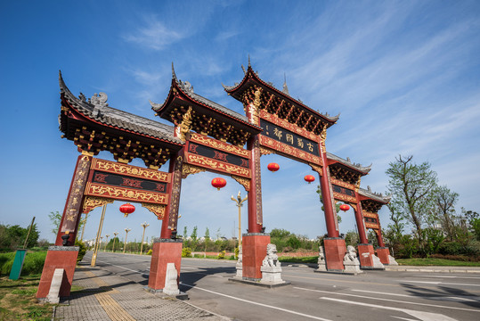 郫都區(qū)古城鎮(zhèn)牌坊