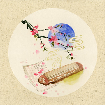 古風裝飾畫