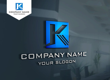K字母LOGO設計 標志設計