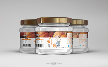 南瓜片美味零食小食品瓶貼標(biāo)貼設(shè)