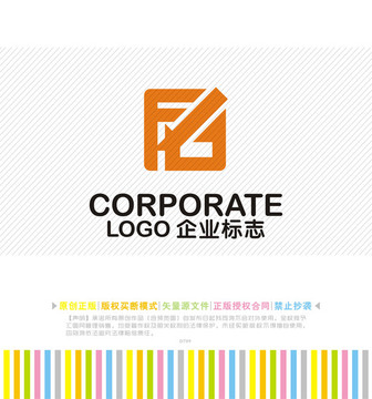FG字母logo