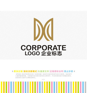 DX字母logo