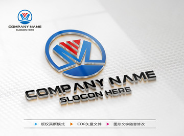 M字母大氣LOGO設(shè)計(jì) 標(biāo)志