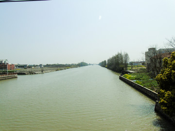 长江大河水道摄影图