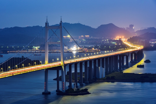 虎门大桥夜景