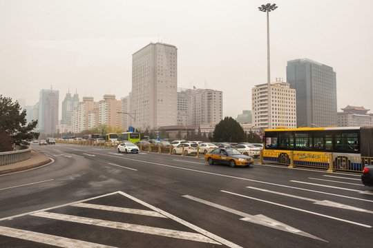 北京建外大街街景