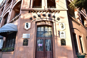青岛邮电博物馆 大门 老建筑