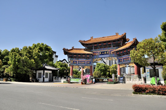 仿古小区大门