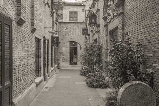 上海老照片石库门建筑
