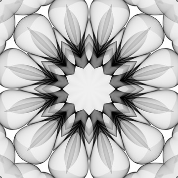 黑白曲線 黑白抽象線條