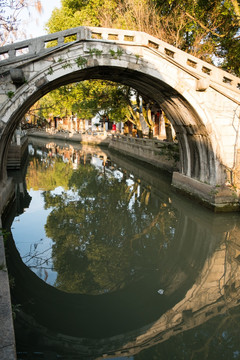 練塘 朝真橋