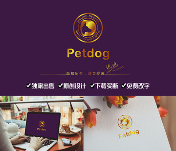 dog标志 logo 动物