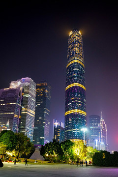 都市夜景 建筑夜景 广州夜景