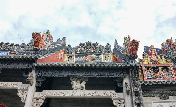 雕刻 岭南建筑 陈家祠