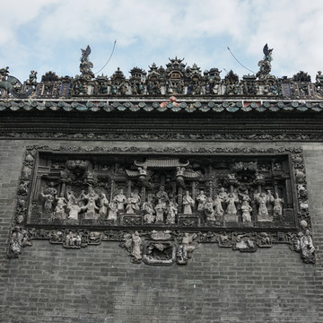 浮雕 雕像 砖雕 陈家祠