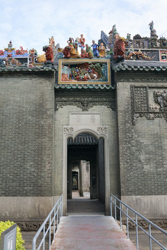 陈家祠 墙雕 岭南建筑