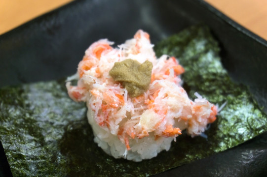 螃蟹壽司
