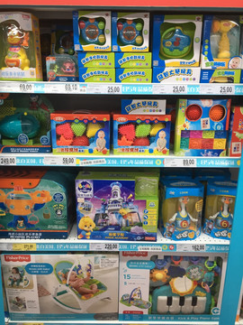 超市货架 玩具 儿童玩具