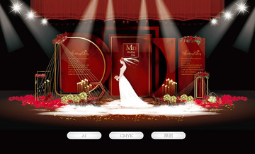主题婚礼 婚礼设计 红色婚礼