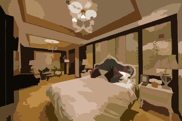 裝飾畫臥室