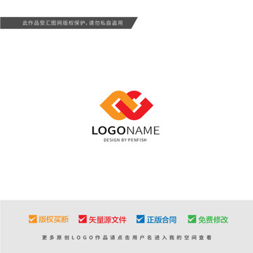 字母OC組合LOGO