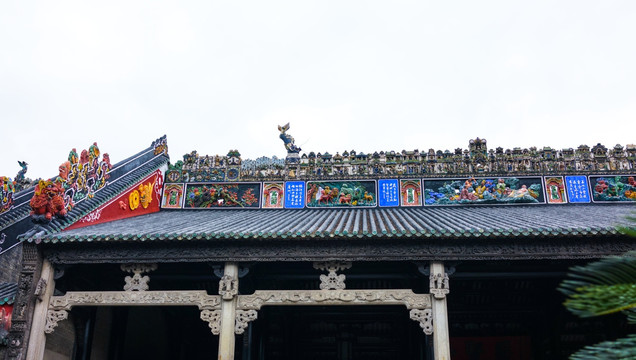 雕刻 陈家祠 古建筑