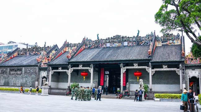 陈家祠 岭南文化 广州名胜