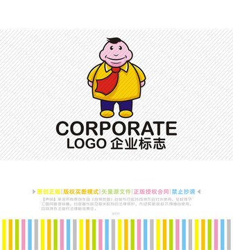 卡通人物logo