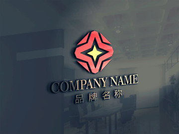 星形标志logo