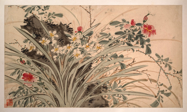 明 陳淳 花卉冊頁陸