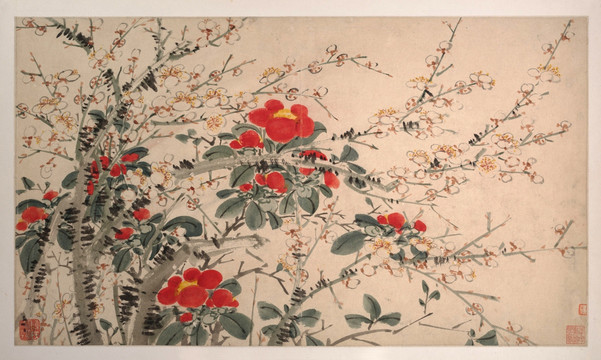 明 陳淳 花卉冊頁柒