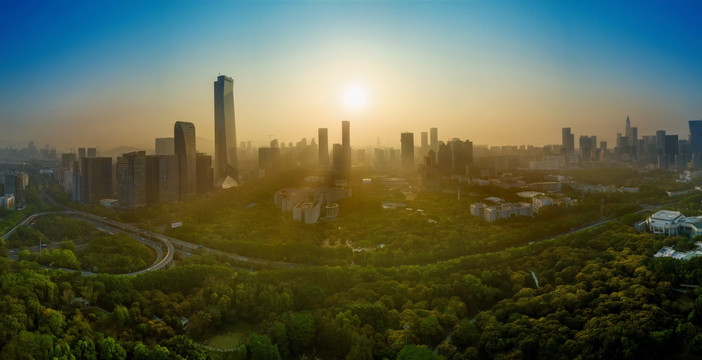 深圳科技园 深圳大学早晨