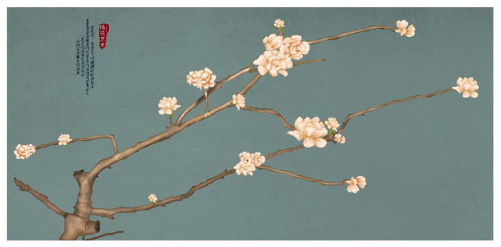 工筆花鳥(niǎo)裝飾畫(huà)