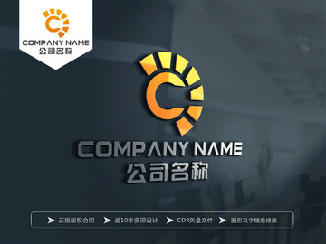 C字母LOGO设计 标志设计