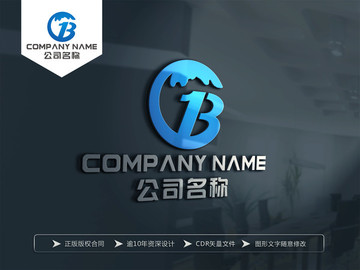 B字母LOGO设计 标志设计