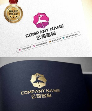 舞蹈培訓(xùn)LOGO設(shè)計 舞蹈標(biāo)志