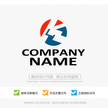 K字母 LOGO設(shè)計