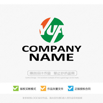 YUA字母 LOGO設(shè)計(jì)
