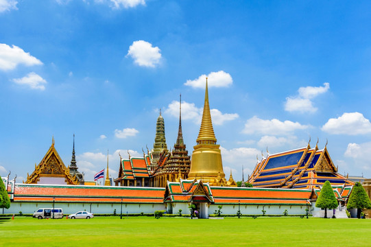 泰国曼谷大皇宫建筑外景