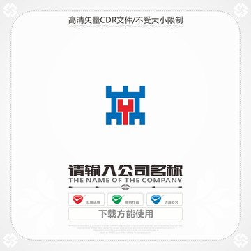 創(chuàng)意機器人字母Y商標